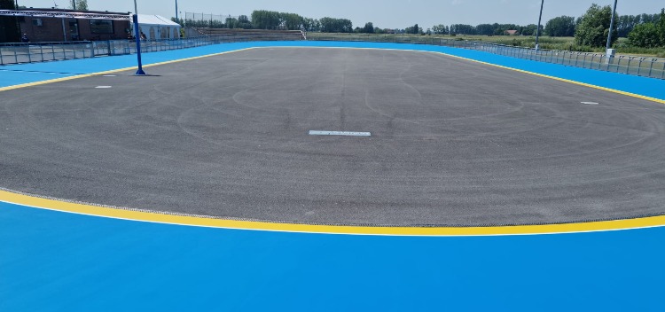 Retopping Vesmaco Track en Oostende - Bélgica