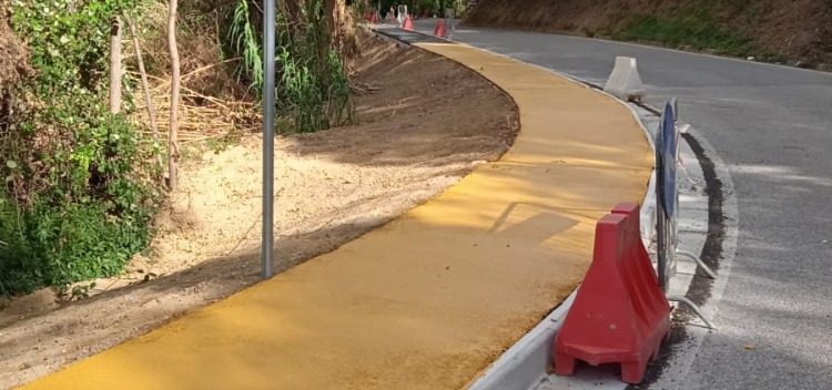 Nouvelle passerelle piétonne à Mombaroccio - Italie